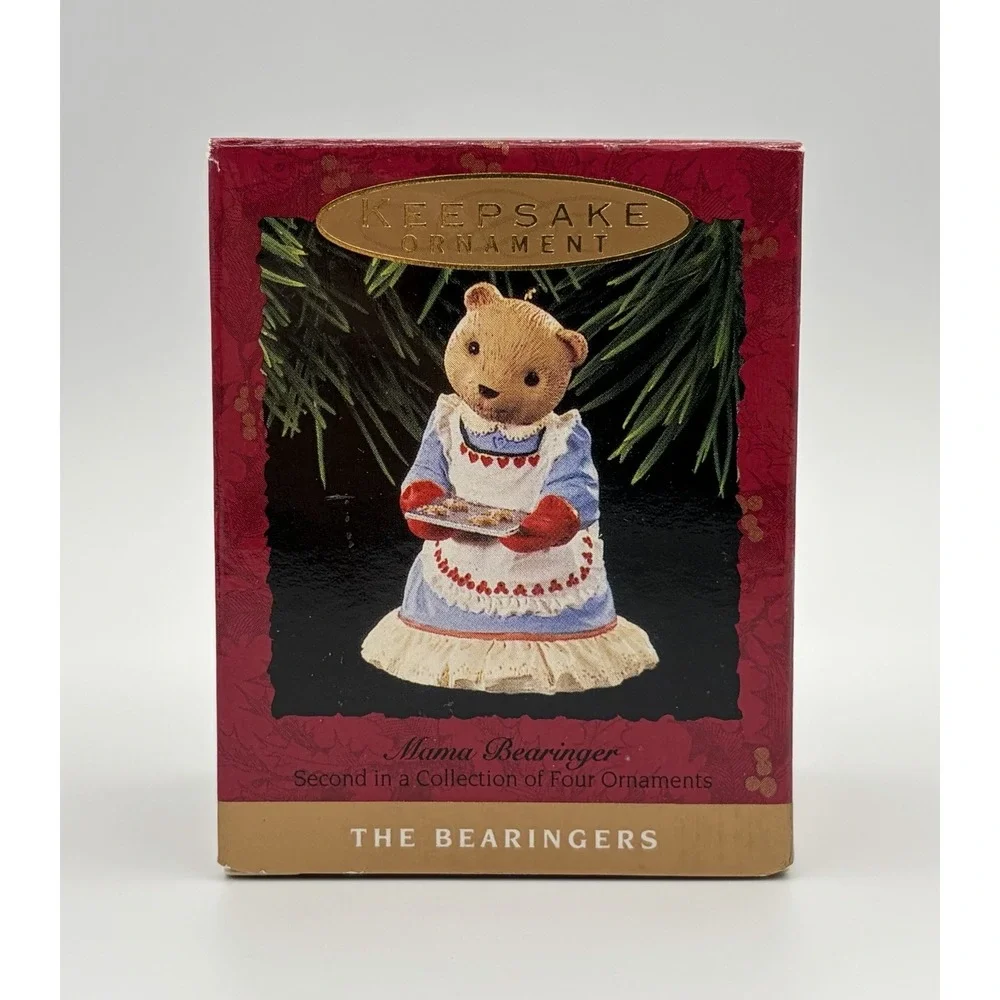 1993 Hallmark Keepsake Ornament Mama Bearinger Bear 2nd The Bearingers Vintage